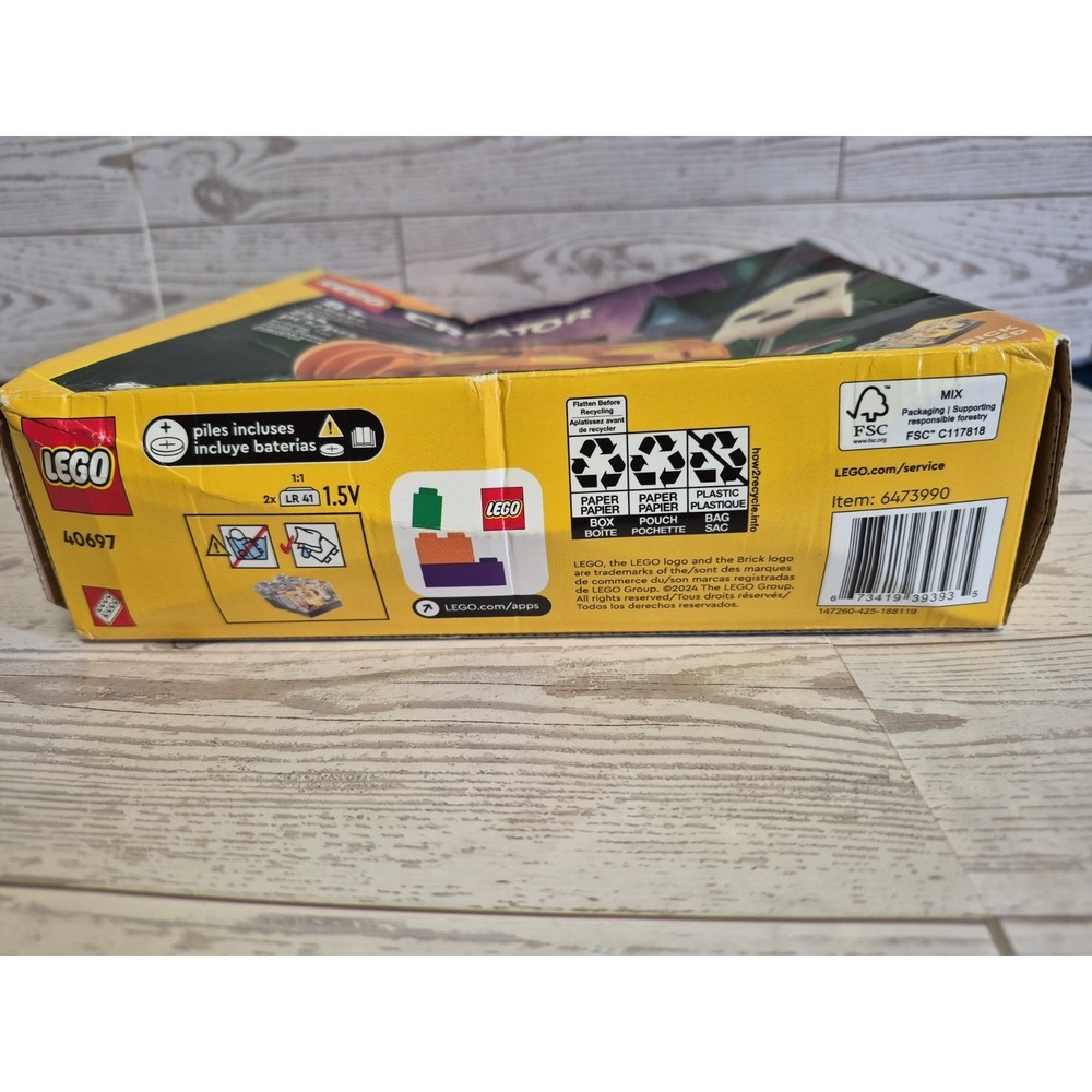 LEGO Creator 40697 Halloween Pumpkin Building Toy Box Damage READ - Picture 7 of 8